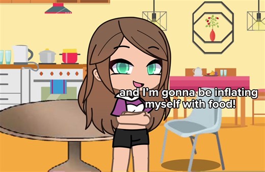 Gacha Life Food Belly Stuffing Compilation