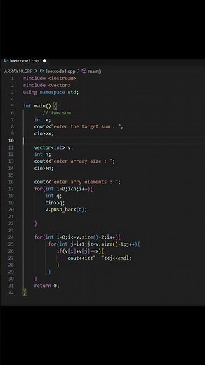 LeetCode #1: Two Sum Explained in 40 Seconds | TechNitin #short #leetcode #twosum