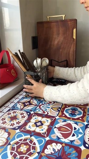 Aesthetic Kitchen Counter Mat | Non-Slip, Waterproof & Heat-Resistant 🌟