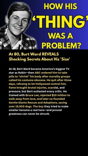 At 80, Burt Ward REVEALS Shocking Secrets About His 'Size'#shortsfeed #shorts