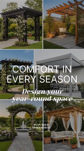 Collortex | Remodeling & Outdoor Living on Instagram: "Transform your backyard into a space you can enjoy every month of the year. In North Texas, weather changes fast, but your outdoor area doesn’t have to suffer. Adding shade and fans keeps you cool during the hot summers. When the air turns crisp, fire pits and heaters create a cozy retreat. Using adaptable features like retractable screens can help shield you from sun or wind, so your outdoor space works in winter, spring, summer, and fall. 