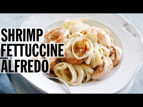 Easy Shrimp Fettuccine Alfredo | Food Network