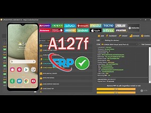 Samsung Galaxy A12 (SM-A127F) FRP Bypass Unlock tool Remove google Account✅