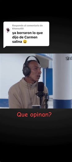 Reflexiones sobre las palabras de Carmelita Salinas