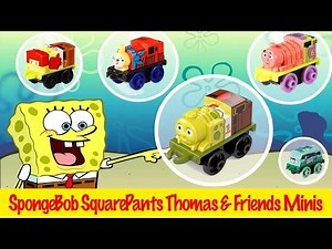 SpongeBob SquarePants Thomas & Friends Minis Kids Toys Unboxing