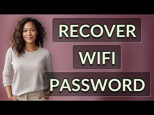 How Do I Recover a Forgotten WiFi Password from an Old Router?