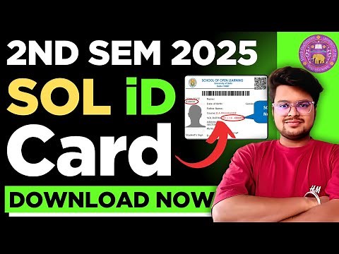 🔥 DU SOL 2nd Sem ID Card Update 2025: Step-by-Step Download Guide!