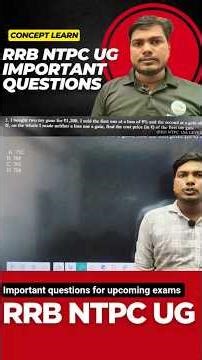 RRB NTPC Top questions #rrbgroupd2025 #rrb #exam