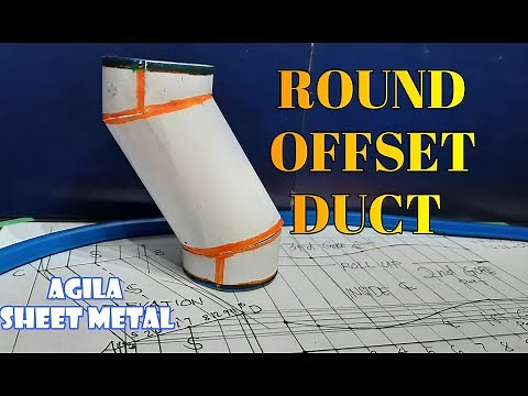 Round Offset Duct Layout