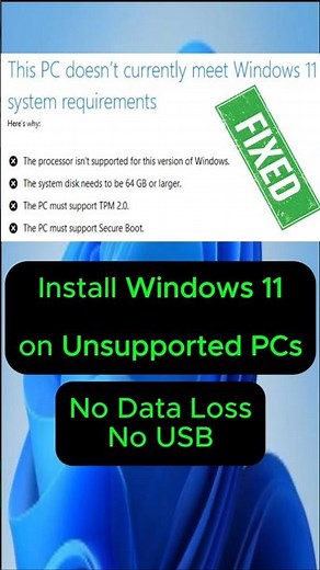 Install Windows 1125H2 on Unsupported PC with One Command | No Data Loss, No USB