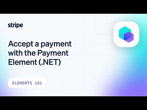 Accept a payment with the Payment Element using .NET