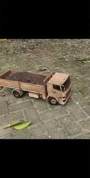 Ultra-Realistic Handmade Logging Truck: Heavy Load Test Drive! 🪵 #truckrc #woodscraft