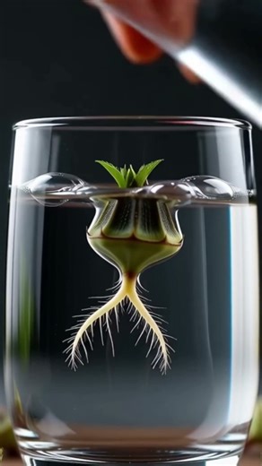 Okra Growing FAST! 🌱 | Satisfying Timelapse #short#okra#timelapse