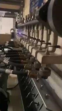 14 cylinder radial engine magneto under test