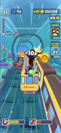 Subway Surfer Best Gameplay Tricks to Get high score #shorts #subwaysurfers