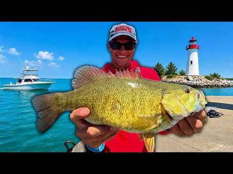 I Spent 24 Hours Fishing a Great Lakes Pier
