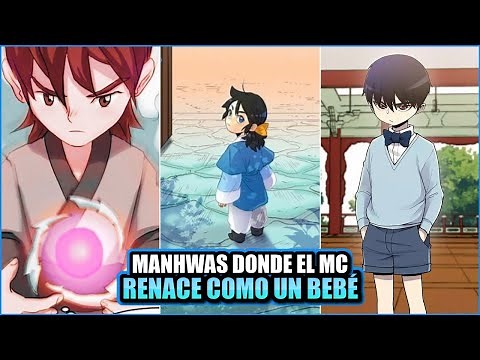 5 MANHWA/MANHUA donde el Protagonista RENACE como UN BEBÉ - Webtoons recomendados