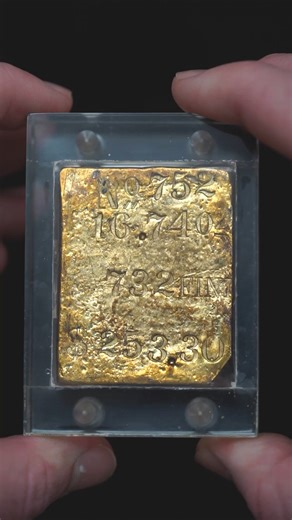1.3K views · 20 reactions | The SS Central America, or "Ship of Gold" was a 19th century steam ship that sunk in the Atlantic ocean during a hurricane on September 12, 1857. On board were tons of gold, mostly in the form of bars. Here is an example of a rare Kellogg & Humbert gold bar discovered with the wreck. | The Truman Company | Facebook
