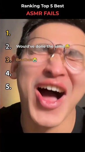 Ranking The Worst ASMR Bloopers!😂 #asmr #ranked #bloopers #funny #trending #memes