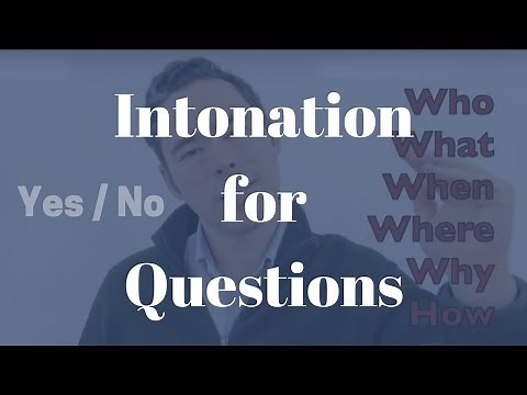 Intonation in WH Questions and Yes/No | English Pronunciation