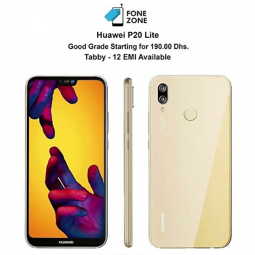 Huawei P20 Lite Just 190 AED