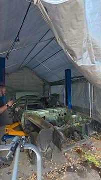 1972 amc javelin 2 post lift setup is done