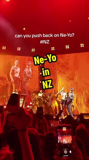 Ne-Yo Concert Push Back Challenge in NZ