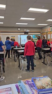 3rd graders are learning a song from the Second STEP program that is used in guidance lessons. This teaches students the steps to calm down to control their emotions. ❤️🐾 #alwaysapanther #guidancelessons #thirdgraderocks | Cathedral School