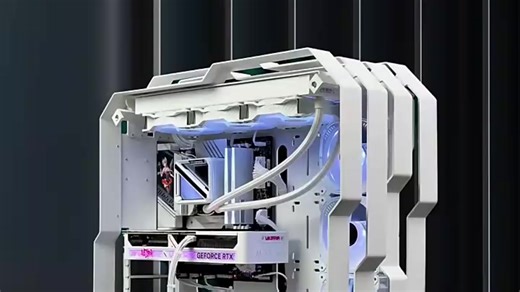 彩虹5070沉浸式装机体验：碎梦离子机箱点亮桌面美学，搭配炑果显卡流畅运行无压力，DIY玩家的高性价比之选。