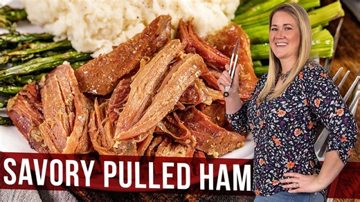 Savory pulled ham