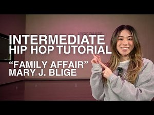INTERMEDIATE Hip Hop Dance Tutorial | Family Affair - Mary J. Blige Choreography