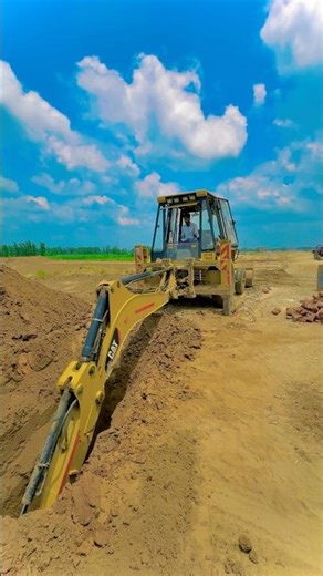 Stom Line excavation cat machine depth 10 feet#shorts