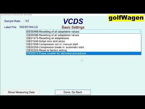 VCDS HVAC coding options /5g platform mqb/