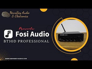 Fosi Audio BT30D Professional Amplifier & BlueTooth Receiver By The NewsBoy