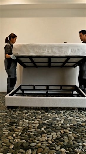 Modern Epoxy Flooring with River Stones