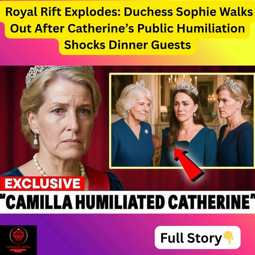 Midway through the dinner, a sharp exchange reportedly erupted between Catherine and another senior royal figure over an issue that had been simmering for weeks. The exact details remain confidential, but one insider hinted that it involved protocol and a perceived slight regarding Catherine’s role in a recent public engagement. What caught everyone off guard, however, was the public tone of the remark made toward Catherine a comment that left her “humiliated in front of guests read in comment |