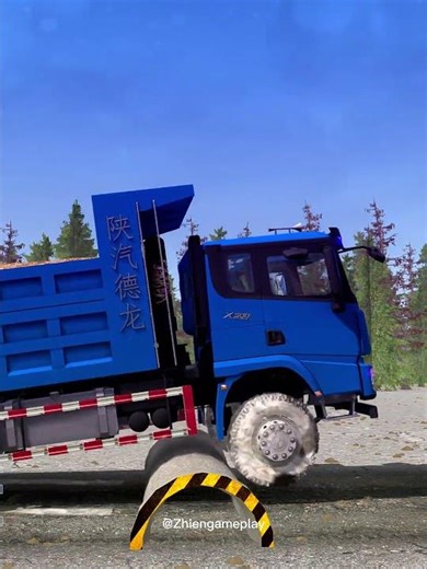 Spintires: MudRunner - SHACMAN DELONG X3000 rescuing a stuck truck in deep snow #594 #zhiengameplay