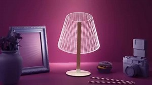 The Shade on These Perfectly Flat Lamps Is Just an Optical Illusion