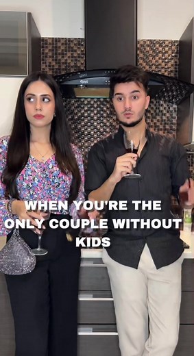 When you’re the only couple without kids…#shahveerjafry #fyp