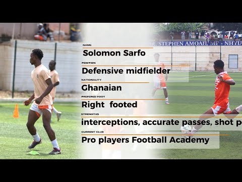🔥 Solomon Sarfo | Powerful Defensive Midfielder | Strong Tackles, Long Passes & Shots ⚽