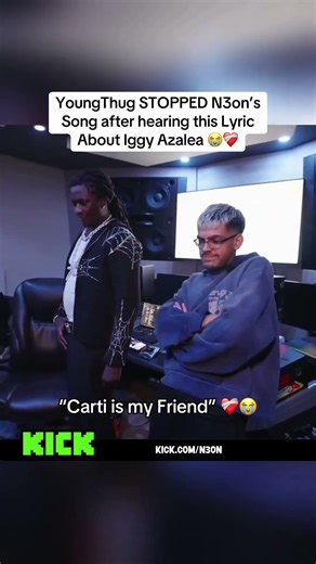 YoungThug STOPPED N3on’sSong after hearing this Lyric About Iggy Azalea 😭❤️‍🩹#n3on