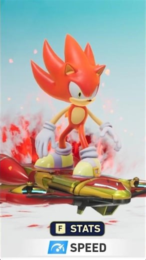 Fire Sonic for Sonic Racing Crossworlds Mod #firesonic #soniconbox #sonicracingcrossworlds #mod