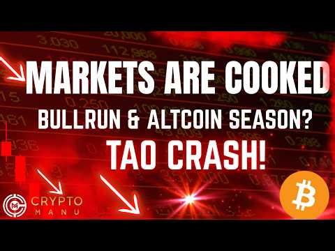 LES MARCHÉS SONT EN FOLIE ! 🚨 UNE HAUSSE ET LA SAISON DES ALTCOINS EN VUE ?! 😳 CRASH DE TAO 🚨