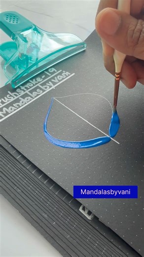 Brushstroke Dot Mandala|(2026)Step‑by‑Step Tutorial #dotmandala #shortsfeed#shorts#trending#art