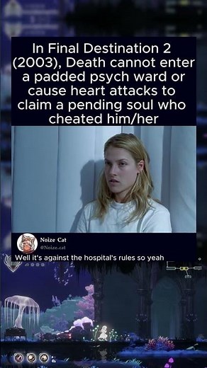 In Final Destination 2 (2003), Death cannot enter a padded psych ward or cause heart attacks to