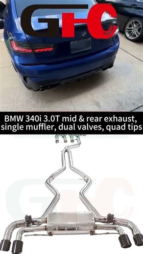 BMW 340i 3 0T #exhaustsound #exhuast #bmw340i