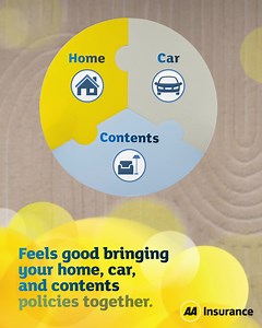 Find out how good it feels to bring your car, home and contents policies together, and keep it simple with AA Insurance. | AA Insurance