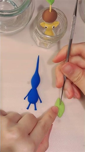 Turning Clay Into a Blue Pikmin 🌱