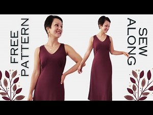 Sew a Stunning V-Neck Tank Dress: Step-by-Step Sew Along Tutorial