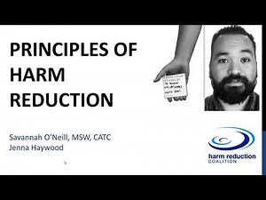 Principles of Harm Reduction